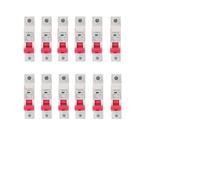12pcs 1P MCB Miniature Circuit Breaker Din Rail Breaking Capacity 6A/10A/16A/20A/25A/32A/40A/50A/63A EKFBQBGW(50A)