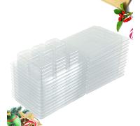 12PCS 6 griglie scatola trasparente pacchetto portatile custodia organizzatore