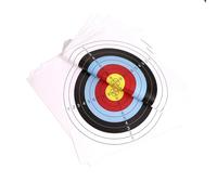 12pcs 80 * 80/60 * 60/40 * 40cm Archery Target Paper Bow Hunting Kit Standard Full Ring Single Spot Per L'allenamento Al Tiro(12pc 40X40cm full)