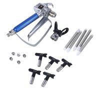 12Pcs Airless Spruzzatore Pistole Kit Tubo Alta Pressione Fibra Con Prolunga Tip