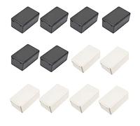 12pcs Scatola di Progetto Strumento Elettronica Scatola Scatola di Plastica Abs Con Coperchio Scatola di Giunzione Nero Progetto Elettrico Plastica Impermeabile Progetto Elettronica Scatola Progetto
