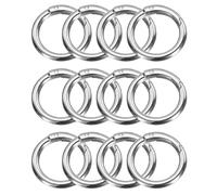 12pcs Anelli a Molla Metallici 1\" per Trigger Spring Clip Argento