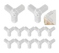 12pcs angolo protettore bambino, guardia angolare di protezione angolare in silicone anti-collisione, striscia autoadesiva di sicurezza morbida per il bordo del tavolo di mobili.
