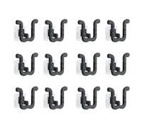 12pcs autoadesivo Slipper Rack No-Punching Parete Scarpe Stoccaggio Stoccaggio Asciugatrice Bagno Scarpa Gancio Decorazione Porta Scarpa