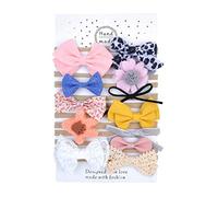 12Pcs Baby Hairband Bowknot Fascia Neonato Nylon Bow Hairband Accessorio per Capelli Fiore Copricapo Neonato Ragazze Puntelli Foto