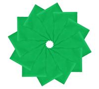 12Pcs Bandane 21\"x21\" Grandi Monocolore per Head Bandannas Verde Prato