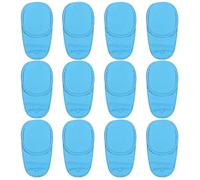 12PCS Bende per Occhi per Occhiali 4x2 Pollici Bende per Occhi Traspiranti per Bambini per Occhiali con Foro Toppe Riutilizzabili per Bambini per Adulti Ambliopia Pigra Strabismo