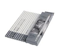 12pcs Bianco Fine Arte Disegno Non Tossico Base Matite Pastello Set Per Artista