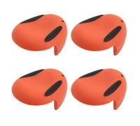 12Pcs Bunny Shape Baby Proofing Corner Guards Silicone Tape Home Furniture Sharp Corner (Arancia)