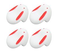 12Pcs Bunny Shape Baby Proofing Corner Guards Silicone Tape Home Furniture Sharp Corner (Bianco)