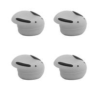 12Pcs Bunny Shape Baby Proofing Corner Guards Silicone Tape Home Furniture Sharp Corner (Grigio)