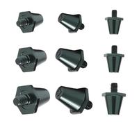 12Pcs Calcio Boot Spikes Calcio Borchie di Ricambio Calcio Tacchetti Borchie Scarpe Da Calcio Scarpe Da Pista Accessori Alluminio Calcio Sostituzione Calcio Tacchetti