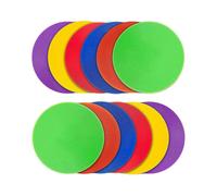 12pcs Colored Spot Marker Non-slip Agility Markers Flat Cones Dots for Football Basketball Training