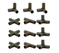 12PCS Connettori per Serra 16MM Tipi per Giardinaggio Stabilità e Struttura