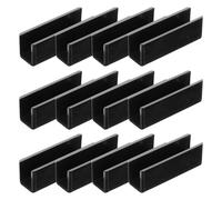 12Pcs Connettori per Vetro, Morsetto 180° per Vetro Spessore 10mm