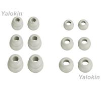 12pcs Copriauricolari per LG Tono Senza Hbs FN7 FN6 FN4 - Luce Grigio
