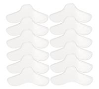 12pcs cuscinetti al naso, il cuscinetto in gel nasale lavabile può essere ritagliato materiale flessibile progettato per l'uso ripetuto adatto per la maggior parte delle maschere protettore del naso