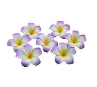 12PCS donne Girls 6 cm stile Bohemia Hawaiian plumeria Foam Flower Hair clip decorazione capelli barretta per nuziale festa di nozze vacanza in spiaggia