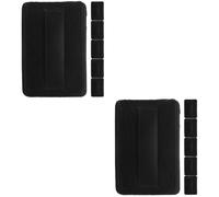 12Pcs Durable Black Makeup Pads Loose Powder Puff for Face Makeup Tools