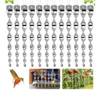 12pcs Esterni Riflettente Uccello Deterrente Rods Sostenere Agricoltura Sostenibile e Costruzione Preservazione Sforzi