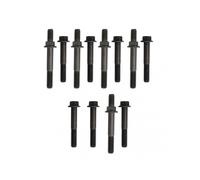 12PCs Exhaust Manifold Gasket Bolts Automobile Exhaust Accessory Replacement for Dodge Ram 5.9 6.7 YEMAA