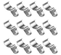 12pcs Hidden Hooks Wallboard Punch Free Hook Clip in vinile per la casa