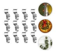 12pcs Hidden Hooks Wallboard Punch Free Hook Clip in vinile per la casa