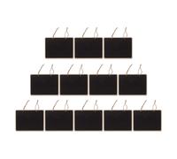 12pcs lavagna appendere cartelli in legno lavagna placca doppia scheda messaggio
