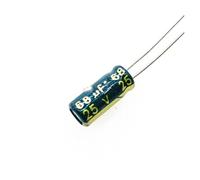 12pcs/lot 25V 68UF 5 * 11 High Frequency Low Impedance Aluminum Electrolytic Capacitor 68uf 25v 20% Capacitance Meters