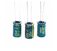 12pcs/lot Low ESR/Impedance high frequency 35v 220UF aluminum electrolytic capacitor size 8 * 12 220UF35V 20% CZAOINCU