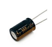 12pcs/lot P14 Low ESR/Impedance high frequency 35v 560UF aluminum electrolytic capacitor size 10 * 20 560UF35V 20%