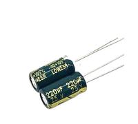 12pcs/lot p25 25V 220UF Low ESR/Impedance high frequency aluminum electrolytic capacitor size 220UF25V 6 * 12mm 20% EKFBQBGW