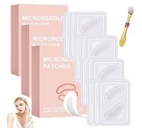 12Pcs MicroNeedle Eye Patches,Serum-Infused Moisture Pads,With Hyaluronic & Collagen,For Under Eye & Forehead Patches,For Women