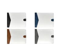 12pcs Moda PU Portafoglio Sublimazione Titolare di Carta Vuoto Pieghevole Portatile Uomo Donne Borse per Trasferimento di Calore Stampa, Marrone, grigio, blu, nero, S, Portatile