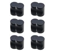 12pcs Multiuso Robusto In Lega di Alluminio Singolo Foro Maniglia Portatile per Mobili e Display Commerciali Singolo Foro Tirare