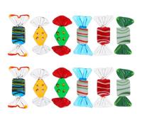 12Pcs Murano Stile di Dolci Ornamenti Caramelle di Vari Dolci Caramelle di Insieme Ornamento per Domestica Wedding del Partito Decorazioni Festival di