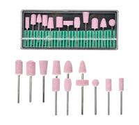 12pcs Nails Punti Perforazione 3/32 "Strumenti Arte Del File Acrilico Per Bit Manicure Della Macchina Elettrica Per Unghie Naturali