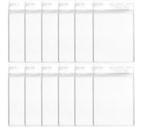 12Pcs Porta Badge, Custodie per Badge in Plastica, Portabadge di PVC Impermeabili, Portabadge di PVC Impermeabili, per Carta Dello Studente, Biglietto da Visita, Carta Dell'autobus, Mostra