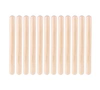 12Pcs Portatile Musica Ritmo Bastoni di Legno Bacchette di Legno Duro Bastoni Musicali Per La Pratica E L'Apprendimento Durevole