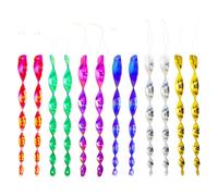 12pcs Repeller Bird Repeller da 30 cm Dispositivo deterrente a spirale for cortile (Multi) (B)