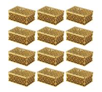 12pcs Scatole Di Caramelle Di Grid Per La , Per , Dolci,