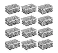 12pcs Scatole Di Caramelle Di Grid Per La , Per , Dolci,