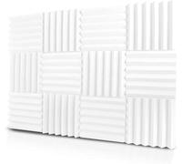 12pcs Schiuma Acustica Pels Cunei Schiuma Insonorizzante Ignifuga Schiuma Caelling Rumore per Studi Studi di Registrazione Uffici Casa