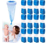 12PCS Secchio per Pannolini con Pellicola di Ricarica, Secchio per Pannolini con Pellicola di Ricarica Addensato 4 Strati 4,5 m per Litter Locker e Tommee Tippee e Secchio per Pannolini Ottagonale