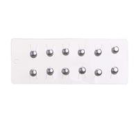 12pcs sicuro Hijab Spilla Forte Placcatura In Metallo Perla Hijab Clip Accessorio di Lusso Senza Foro Pins Spille Magnete Spilla Pin Per Le Donne, Misura unica, come descritto