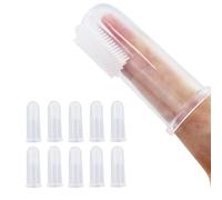 12pcs Spazzolino da denti in silicone morbido per animali domestici, spazzolino da denti per cani, spazzolino da denti per gatti, detergente per animali domestici