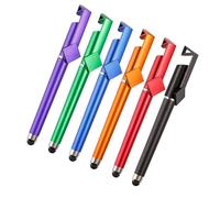12pcs Tablet Pen for Touching Screen Devices, with Ballpoint Phone Stand Business Professional Accessory