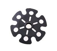 12PCs Trekking Mud Block Walk Stick Connettori Canna Parte di Ricambio Outdoor Campeggio Escursionismo Sabbia Neve Accessori Sci Bastone Da Passeggiata Cestino Trekking Neve Cestini Nero Punte di