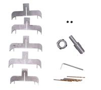 12pcs Wood Wooden Bracelet Maker Making Tools Wrench Blade Drill Bits Router