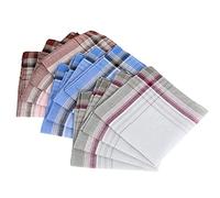 12Pezzi Fazzoletti per Uomo 38x38 cm Fazzoletti da Uomo Fazzoletti di Cotone Fazzoletto Quadrato Fazzoletti da Taschino per Uomo Donna Festa Prom Tipo di Fiore Casuale (12pz)